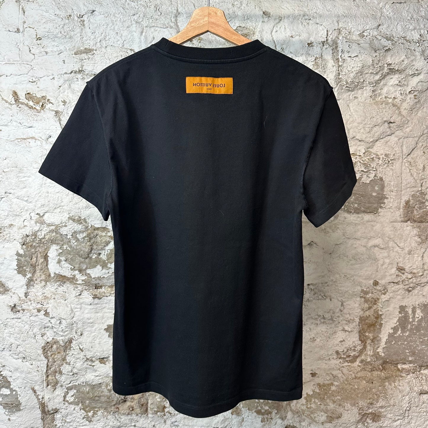 Louis Vuitton Spread Embroidery T-shirt Black Sz S