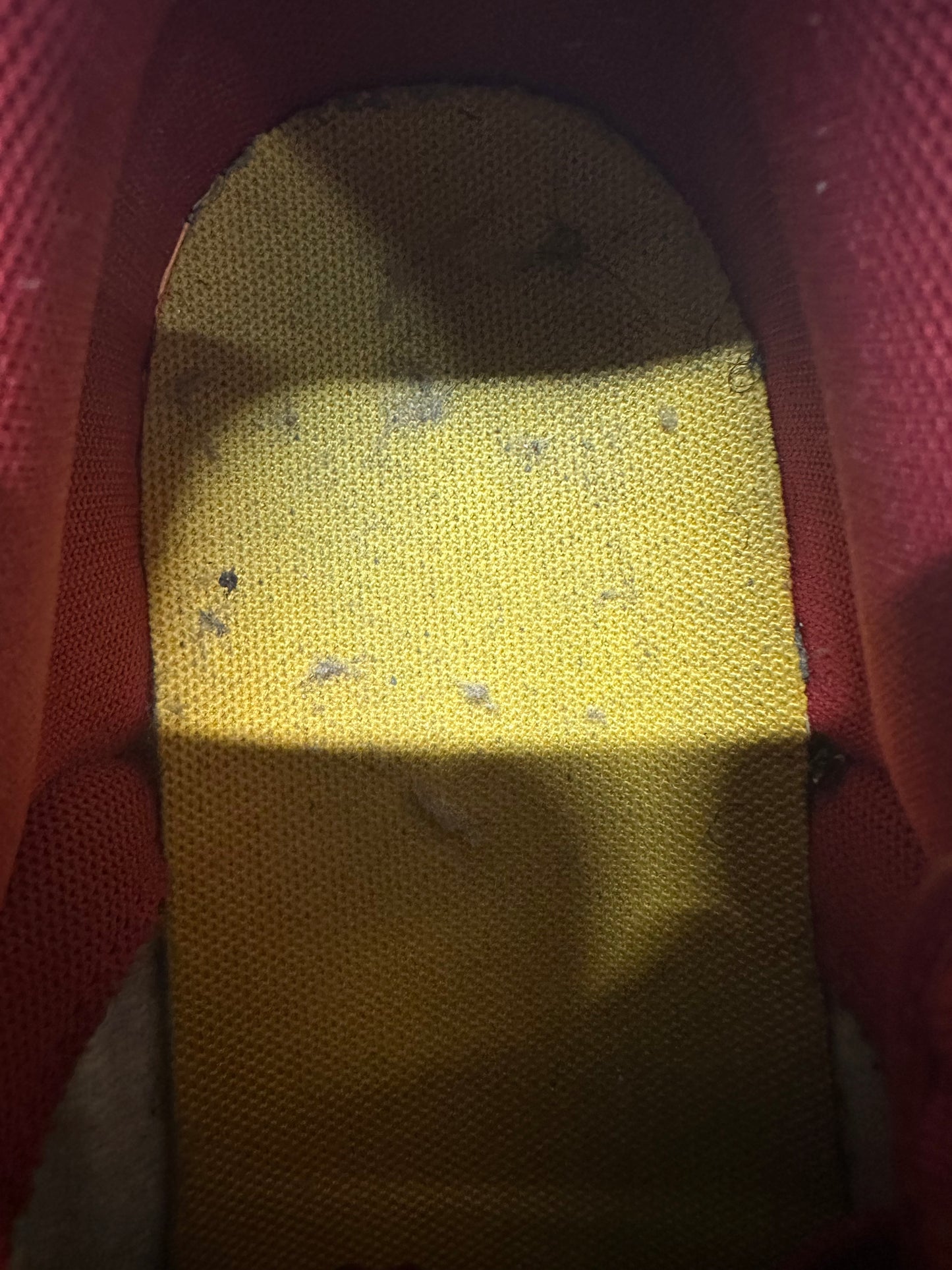 Nike Dunk Low Yellow Maroon Sz 10