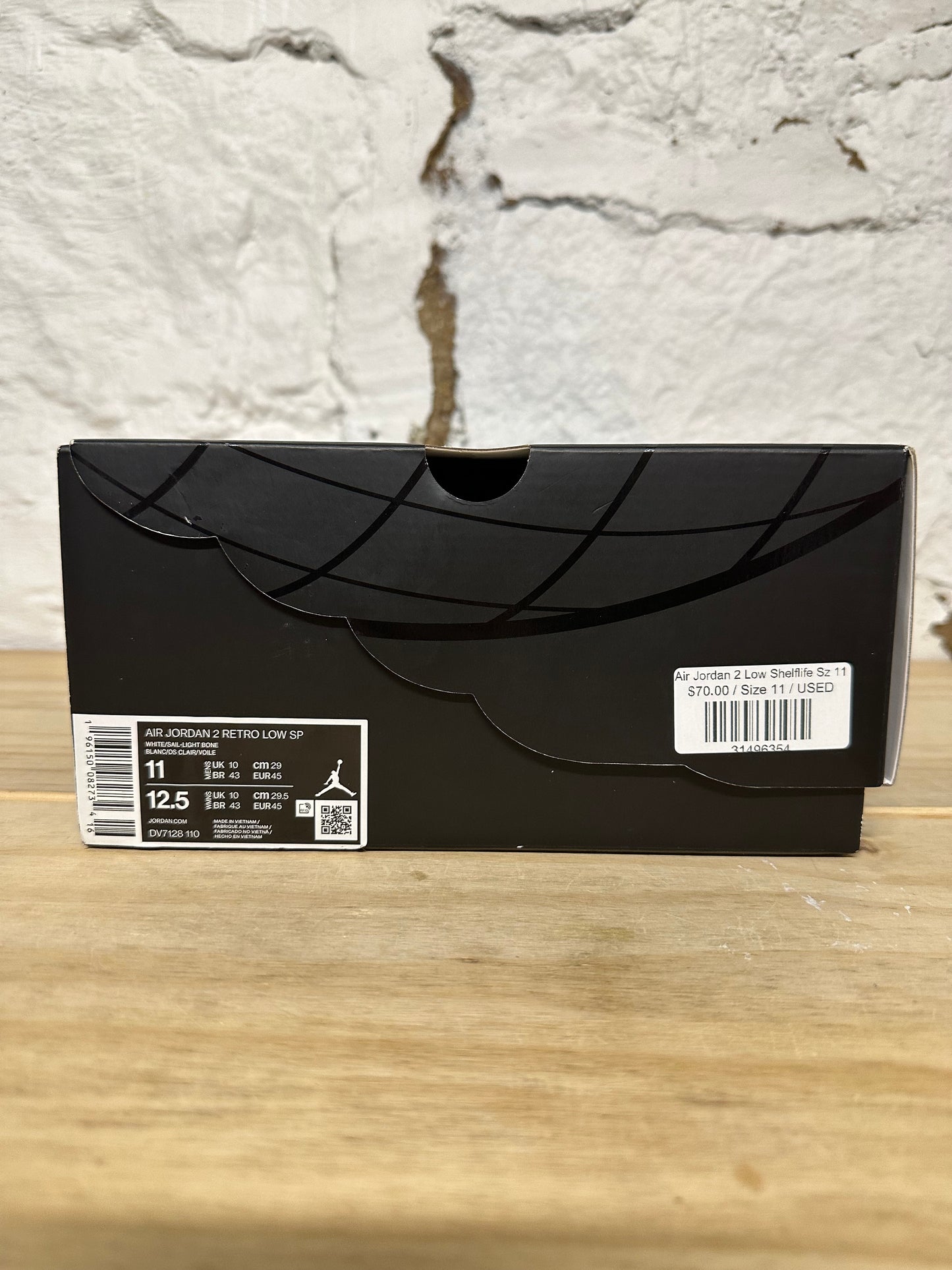 Air Jordan 2 Low Shelflife Sz 11