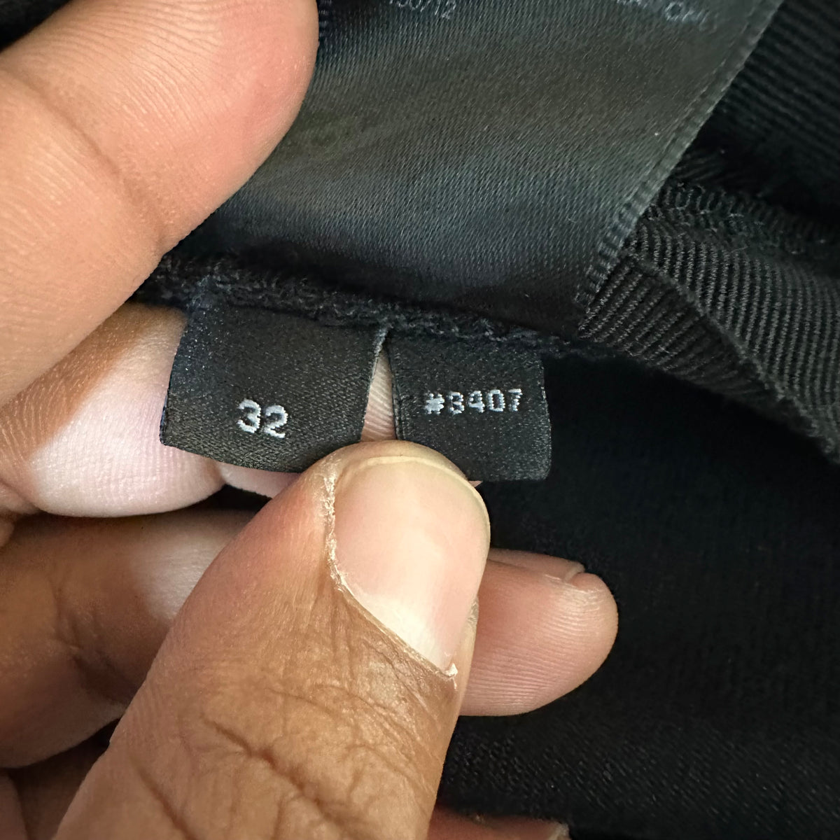 Amiri MX1 Black Leather Waxed Black Denim Jeans Sz 32