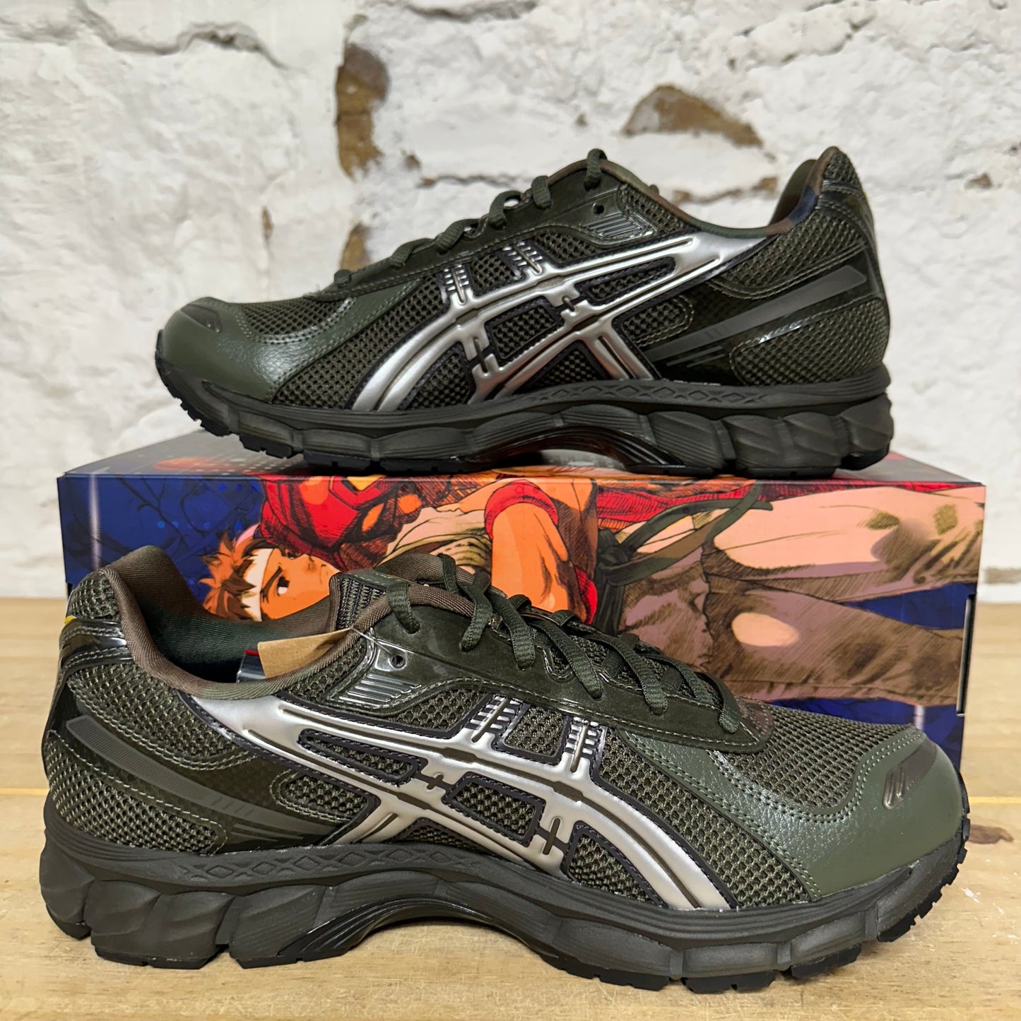 Asics Gel-Kayano 12.1 Kith Marvel Captain America v Guile Sz 10.5 DS