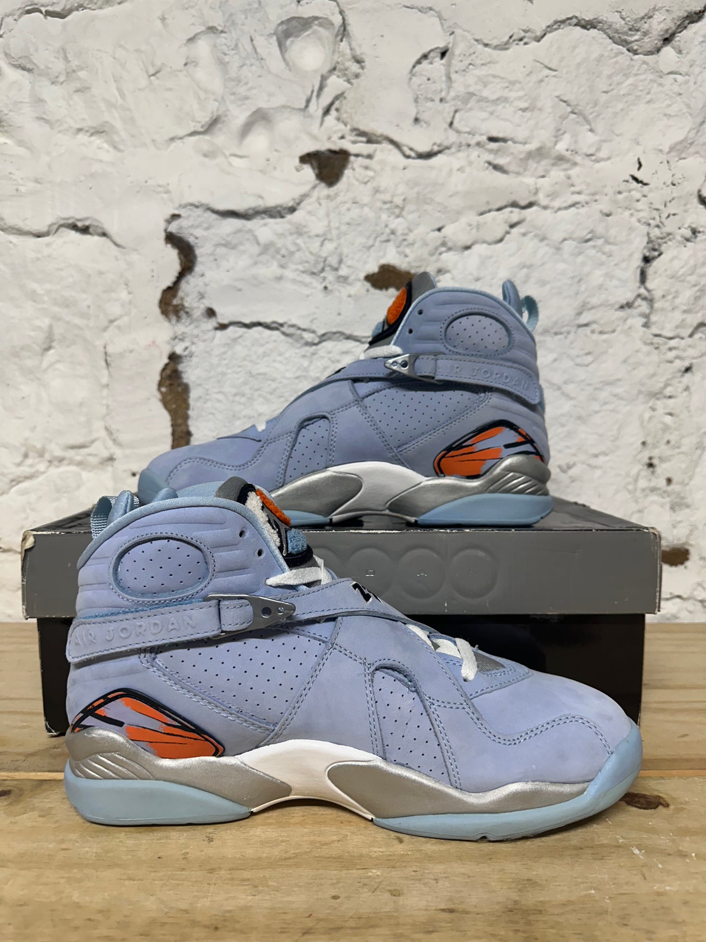 Air Jordan 8 Ice Blue (2007) Sz 9.5 (11W) DS