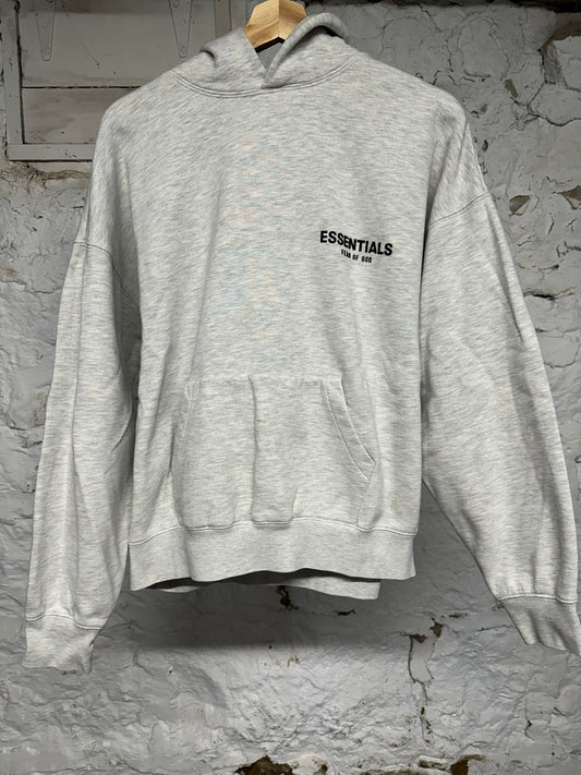 Fear of God Essentials Light Oatmeal Hoodie Sz S