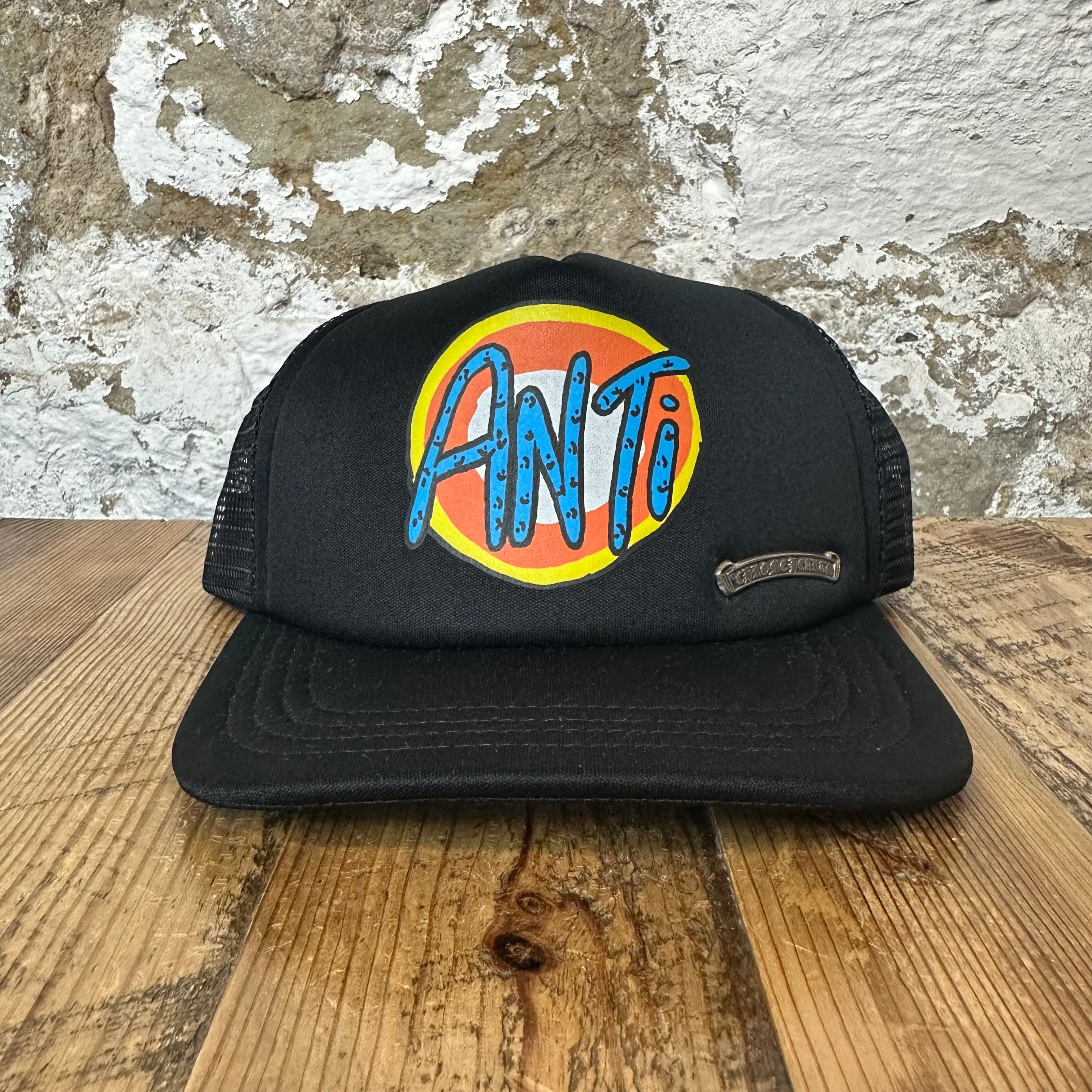 Chrome Hearts Matty Boy Anti Black Trucker Hat