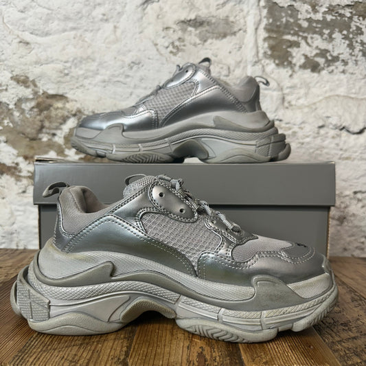 Balenciaga Triple S Silver Gray Sneaker Sz 6 (38)