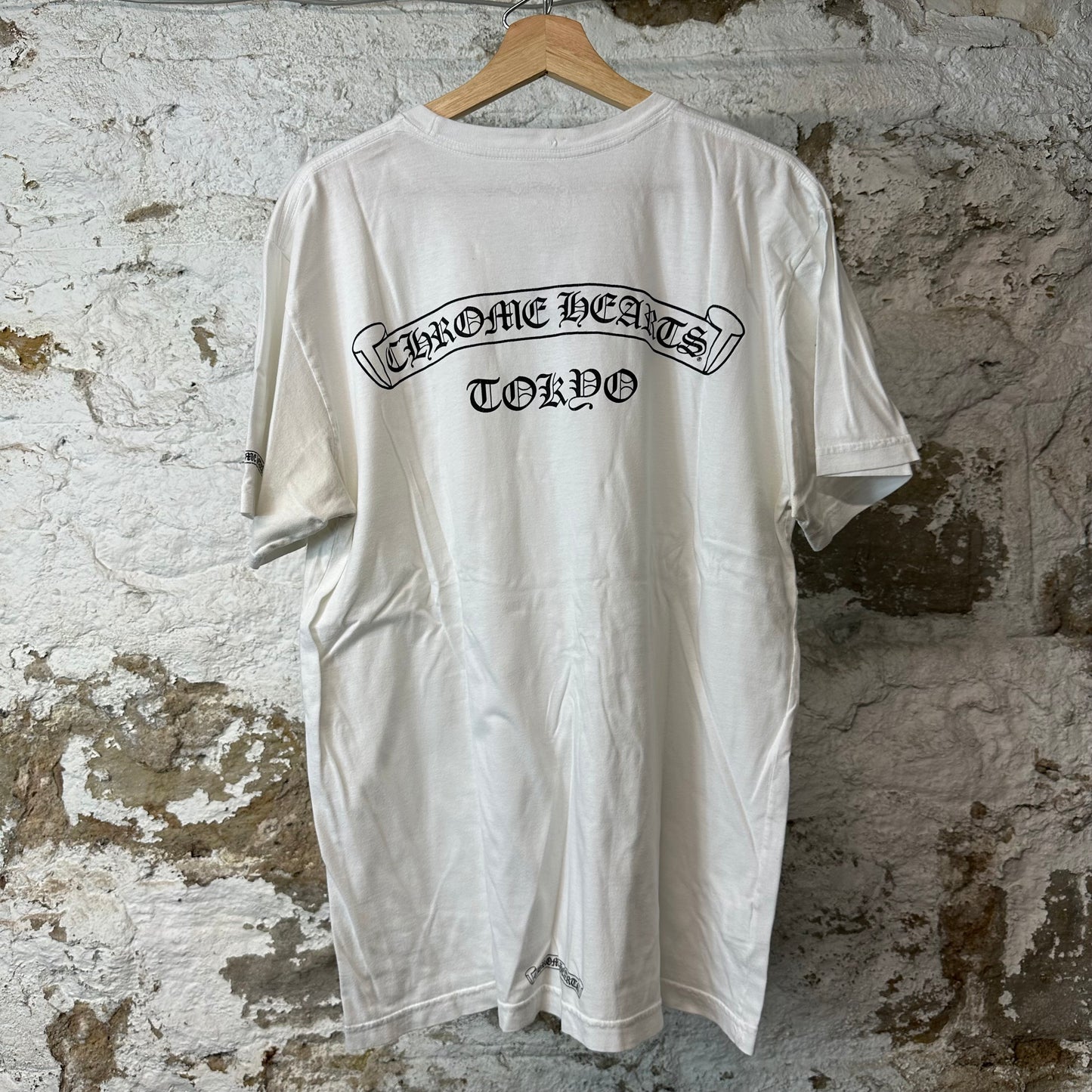 Chrome Hearts Tokyo Scroll White T-Shirt Sz XL