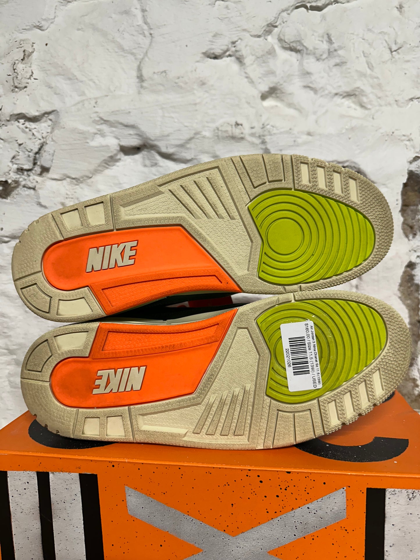 Air Jordan 3 Nina Chanel Sz 11.5 (13W)