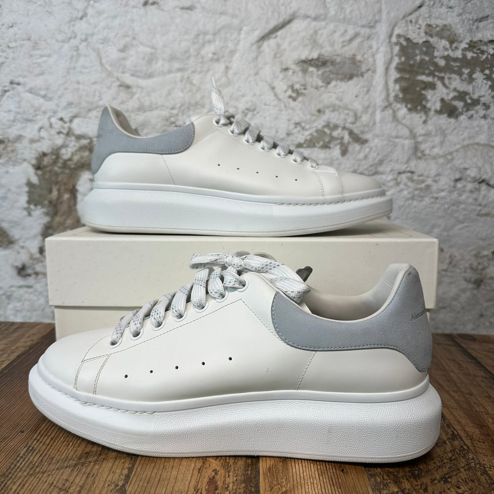 Alexander Mcqueen Blue Gray Suede White Sneaker Sz 12 (45)