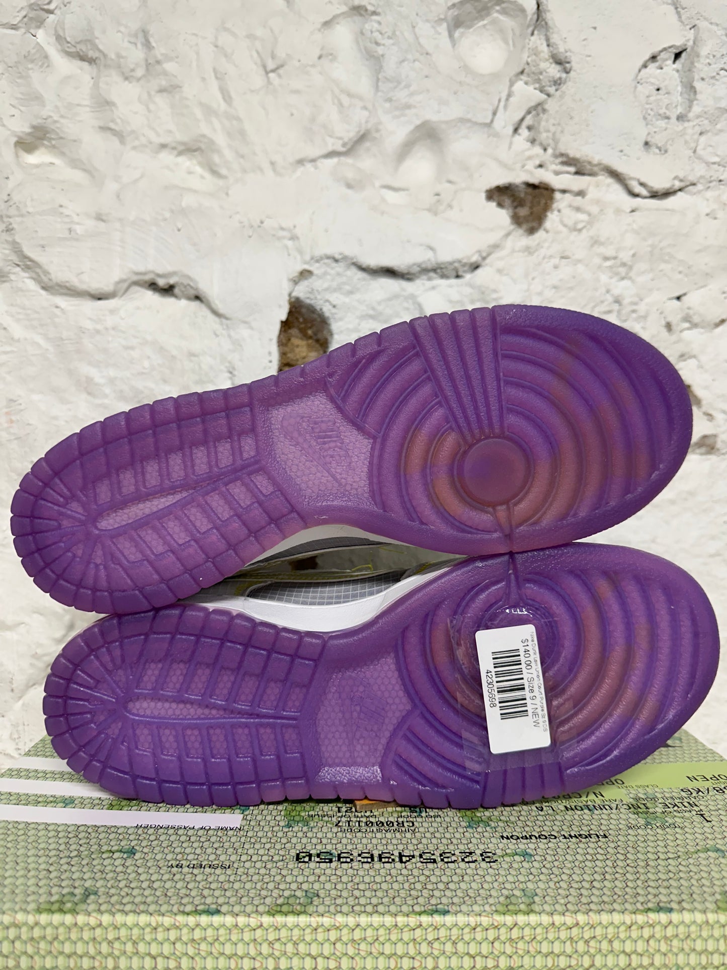 Nike Dunk Low Union Court Purple Sz 9 DS