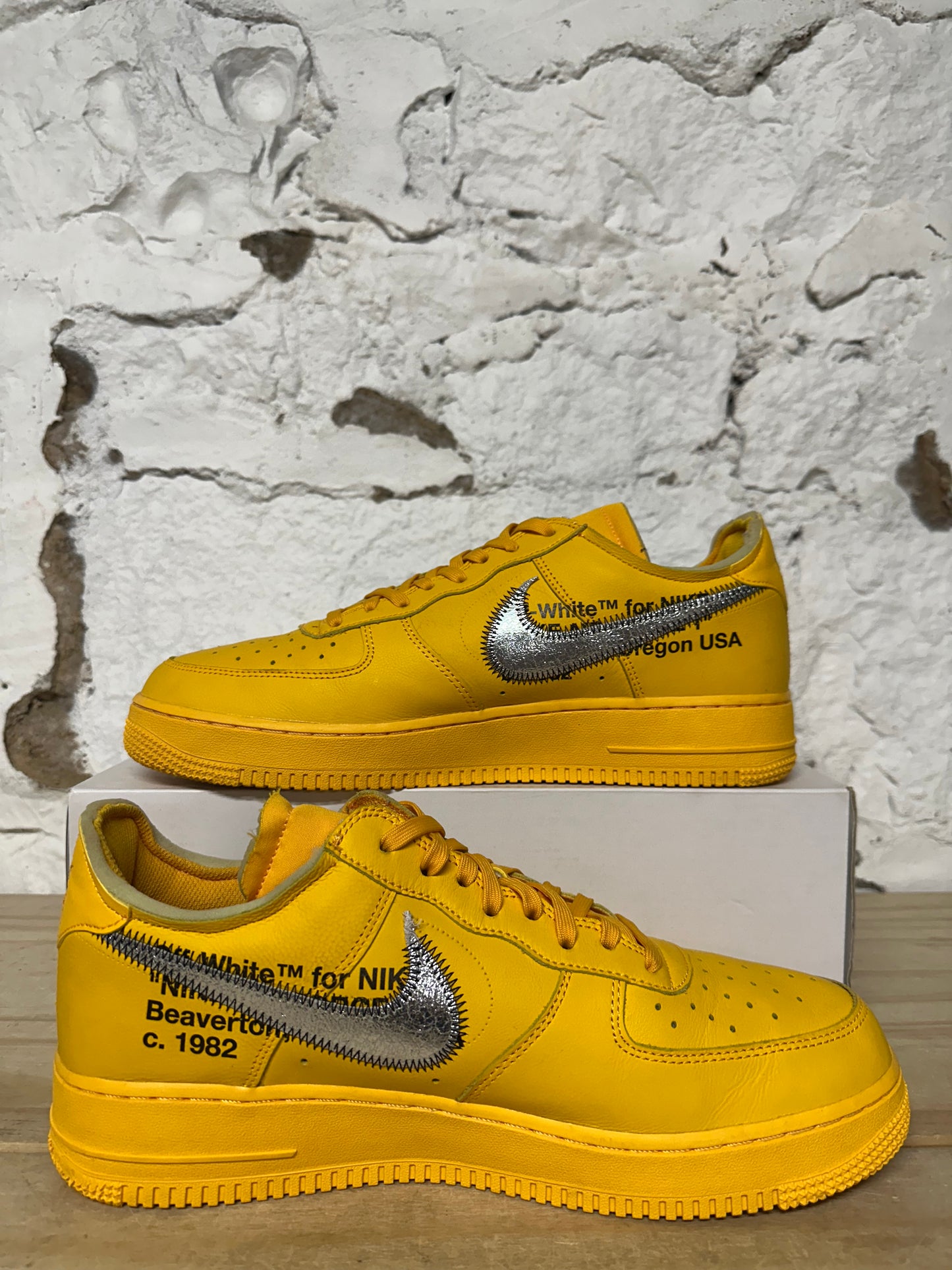 Nike Air Force 1 Low Off-White ICA Lemonade Sz 11.5