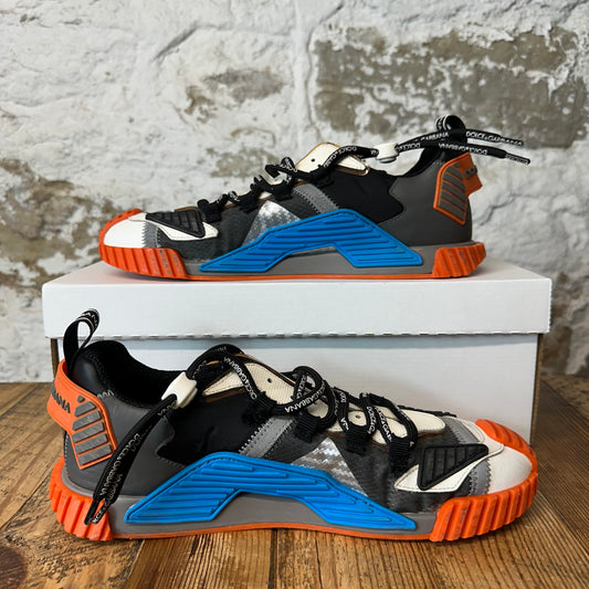Dolce Gabbana Blue Orange Black NS-1 Sneaker Sz 9.5 (42.5)