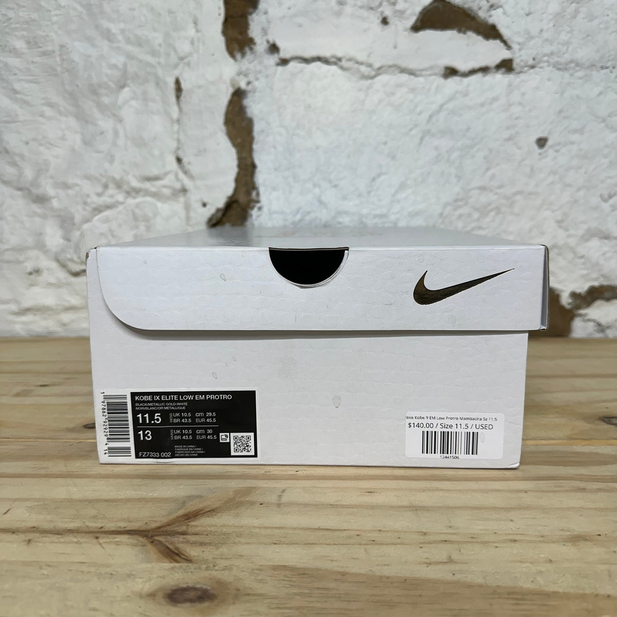 Nike Kobe 9 EM Low Protro Mambacita Sz 11.5