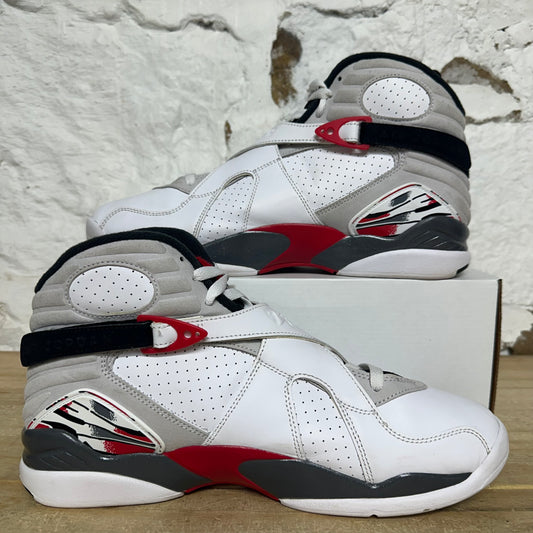 Air Jordan 8 White True Red (2025) Sz 11.5