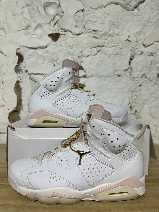 Air Jordan 6 Gold Hoops Sz 9 (10.5W)