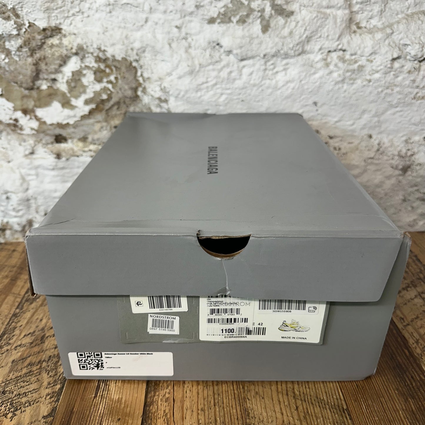 Balenciaga Runner 2.0 Yellow Gray Sneaker Sz 9 (42)