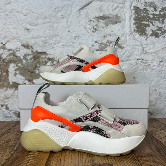 Stella McCartney Eclypse Snake Embossed Sneaker Sz 6 (38)