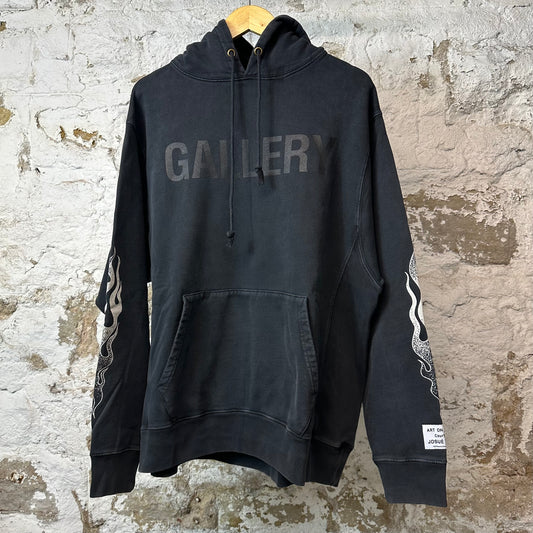 Gallery Department GD Flames Black Hoodie