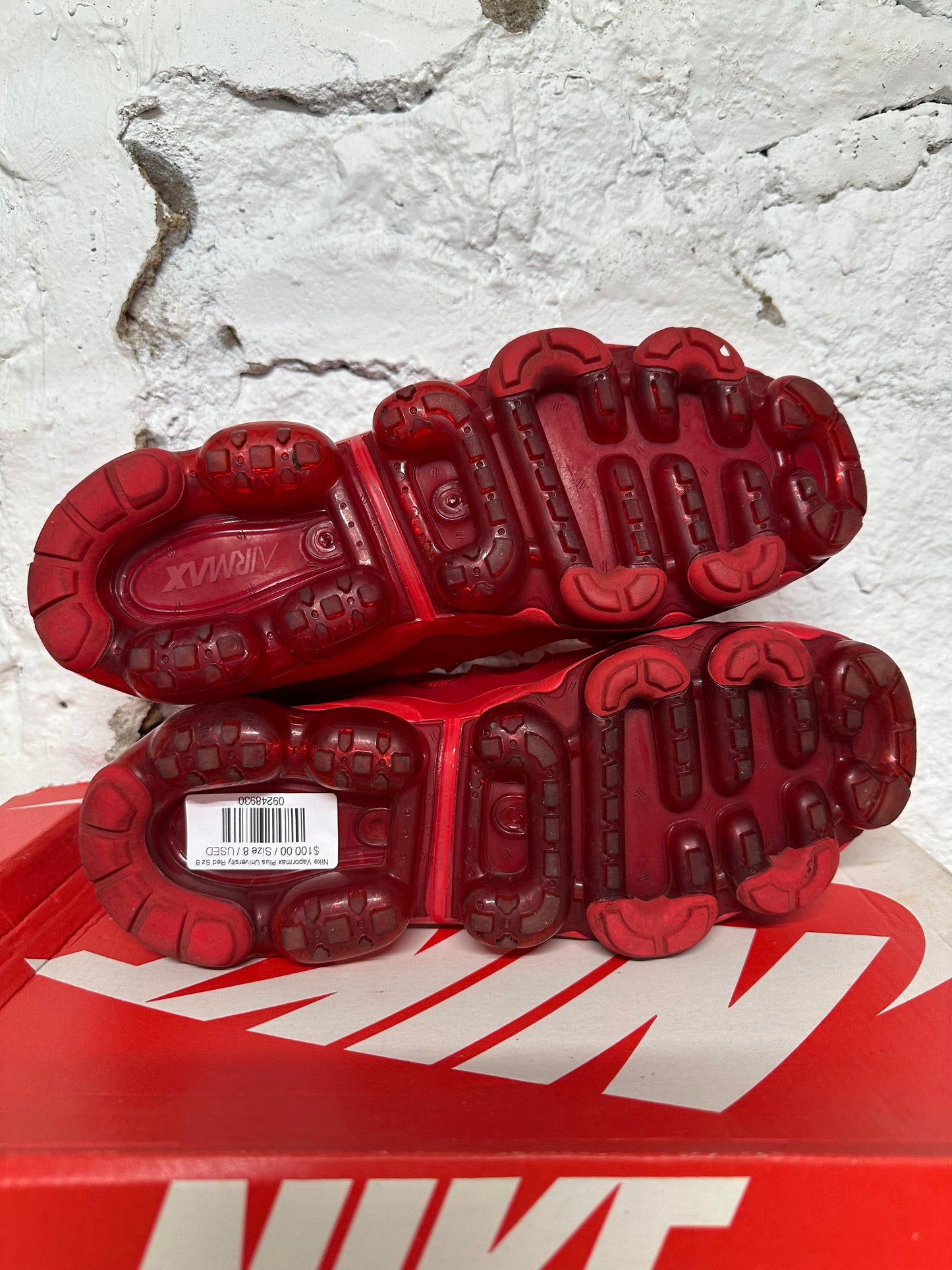 Nike Vapormax Plus University Red Sz 8