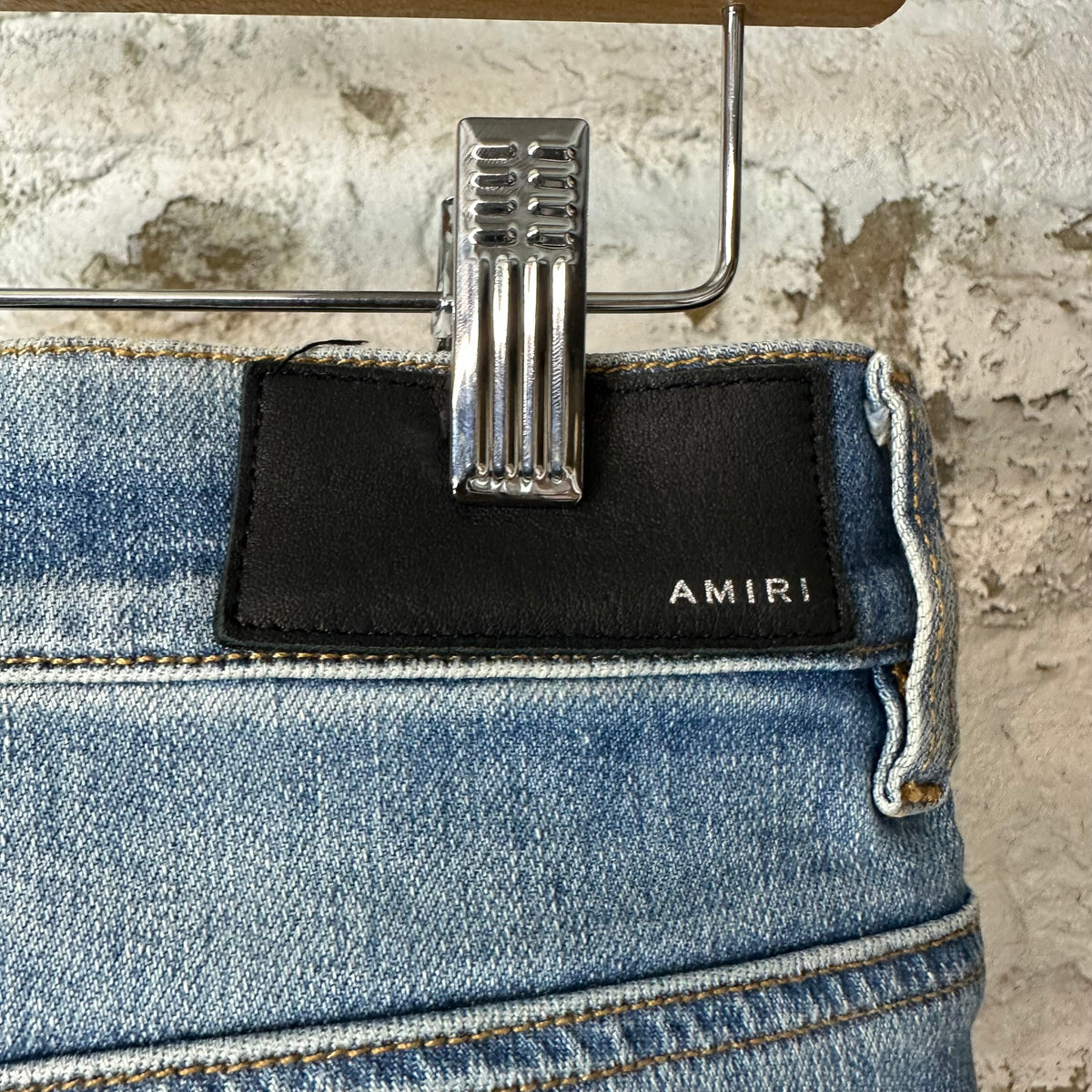 Amiri MX1 Pink Tie Dye Thrasher Blue Denim Jeans Sz 29
