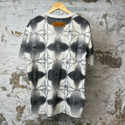 Louis Vuitton Shibori Monogram T-shirt White Sz L