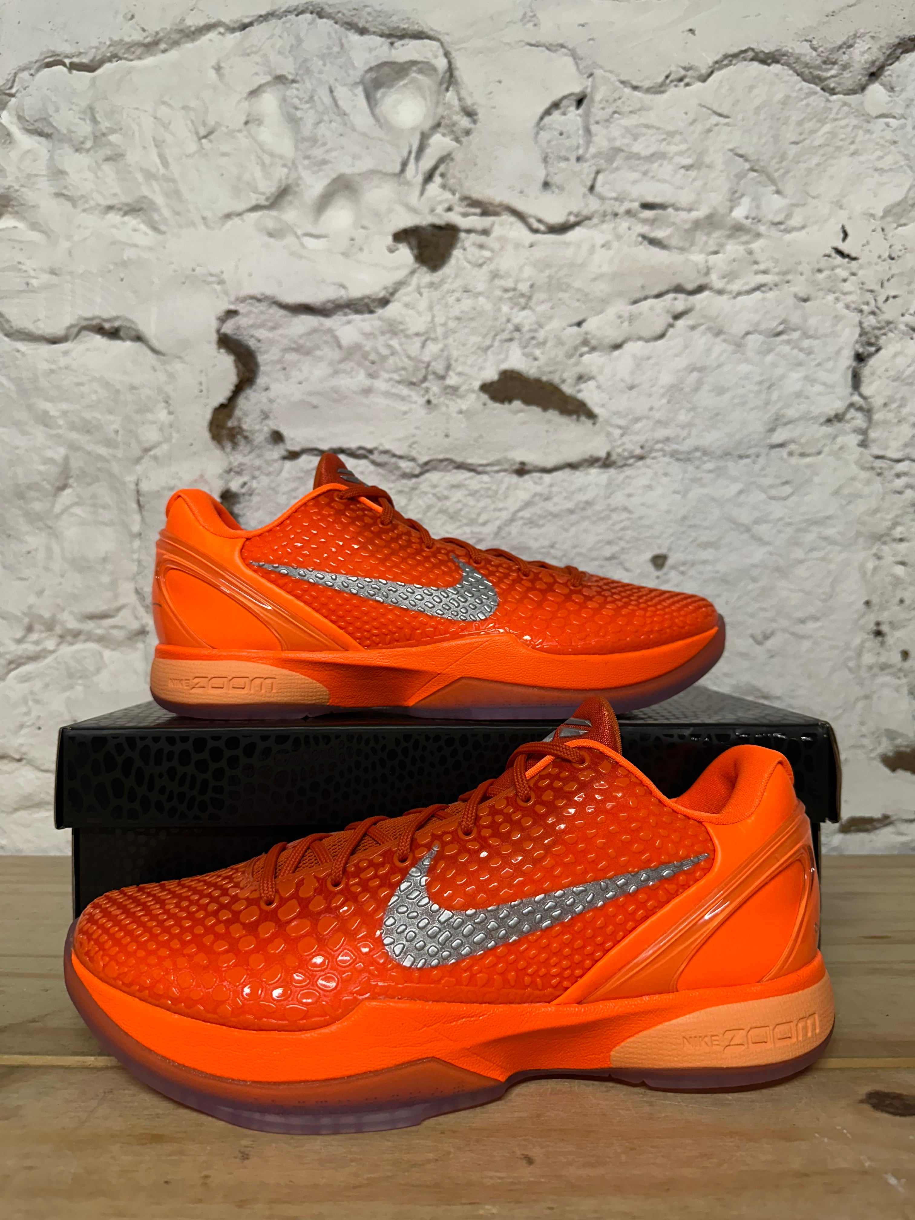 Nike Kobe 6 Total Orange Sz 10 DS