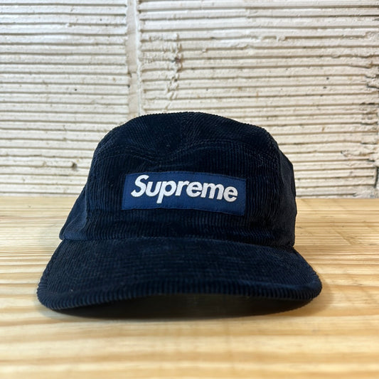 Supreme Gore-Tex Corduroy Camp Cap Navy Hat