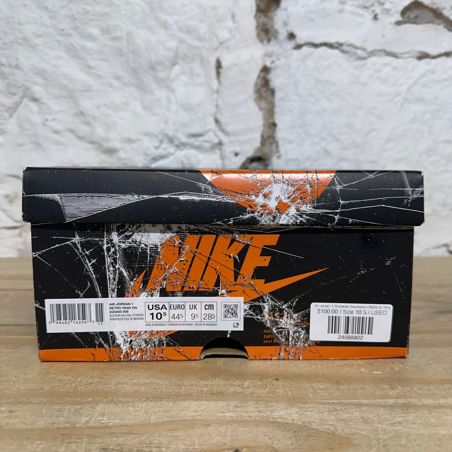 Air Jordan 1 High Shattered Backboard (2025) Sz 10.5