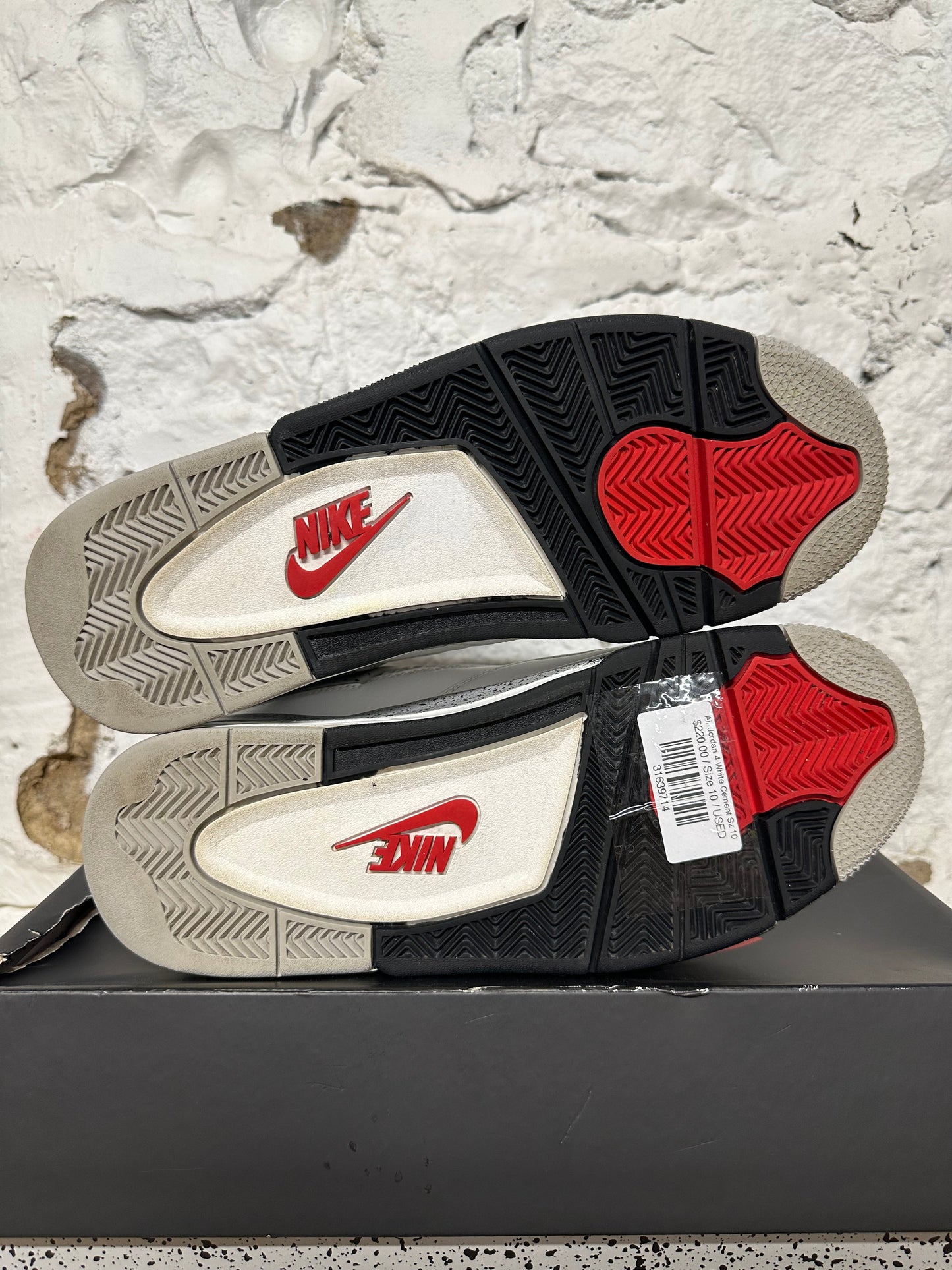 Air Jordan 4 White Cement Sz 10