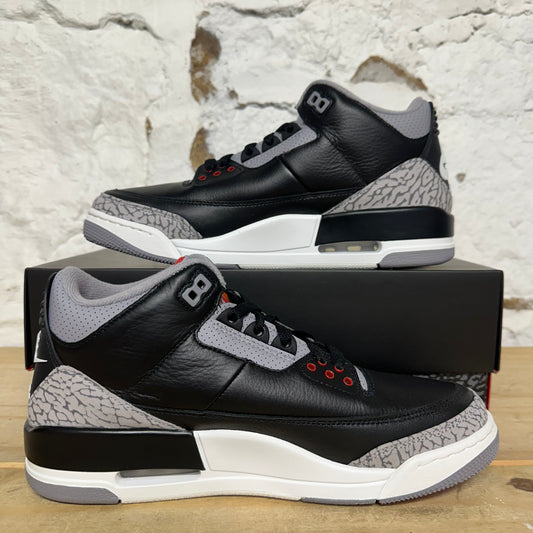 Air Jordan 3 Black Cement Sz 9.5 DS