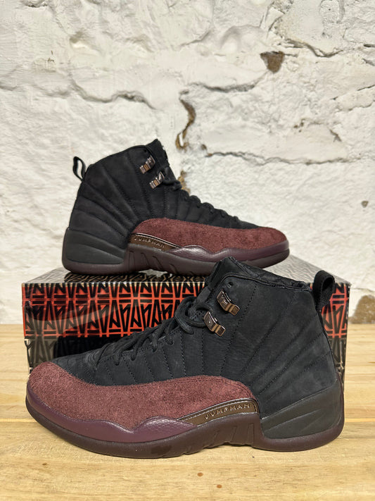 Air Jordan 12 A Ma Maniere Black Sz 9 (10.5W)