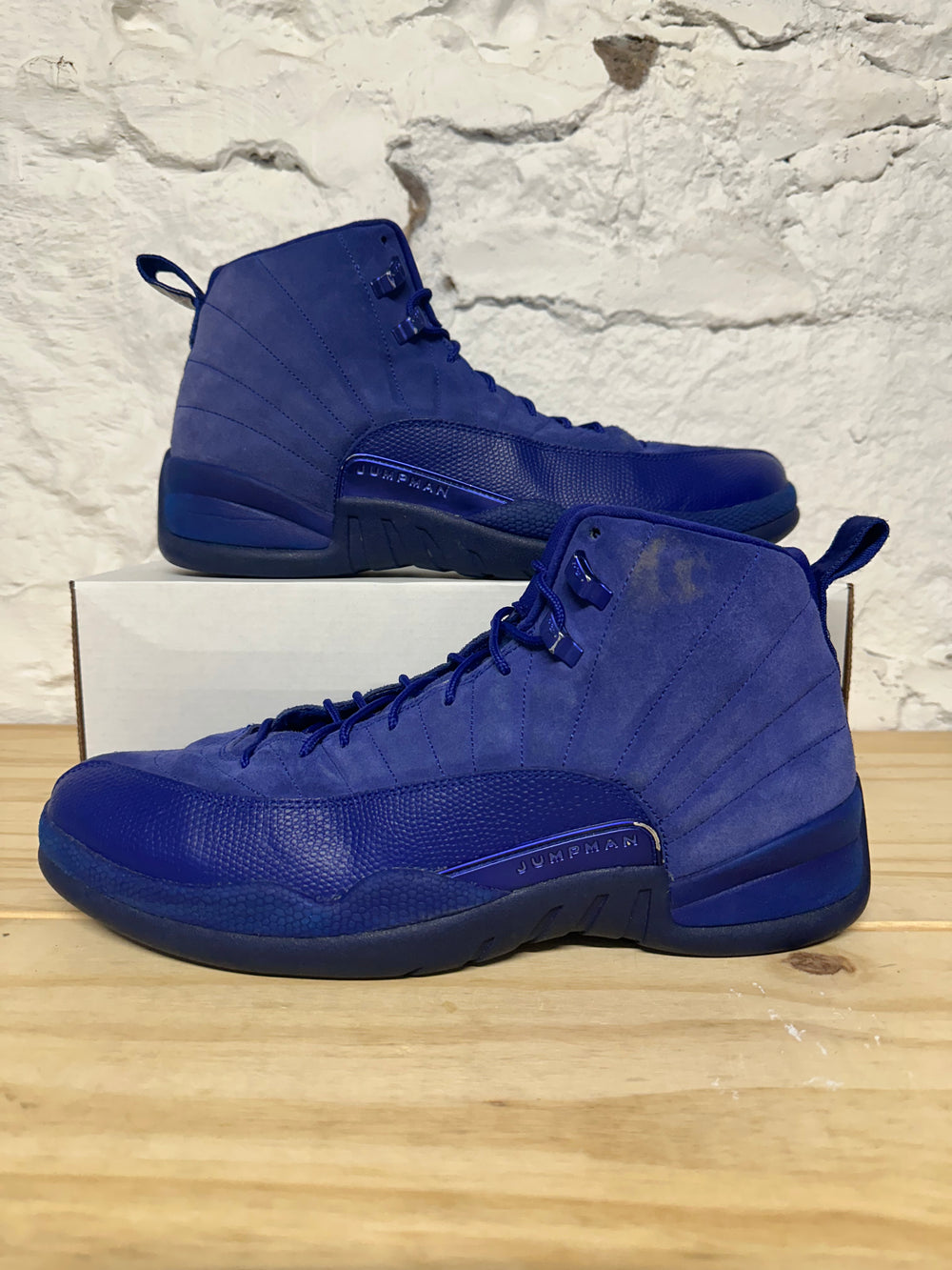 Air Jordan 12 Royal Blue Suede Sz 13