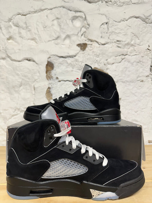 Air Jordan 5 Black Metallic Reimagined Sz 9.5