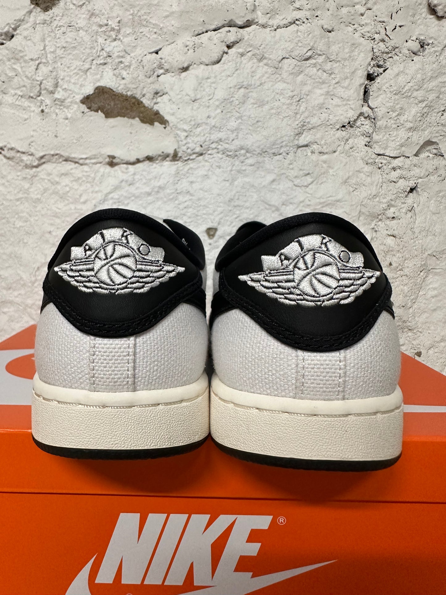 Air Jordan 1 AJKO Low Black White Sz 8.5