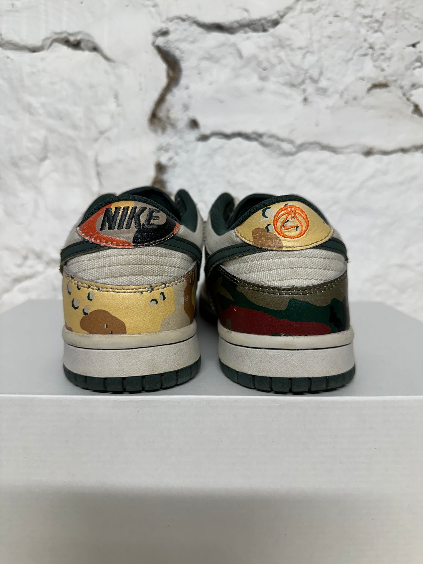Nike Dunk Low Sail Multi-Camo Sz 5.5Y