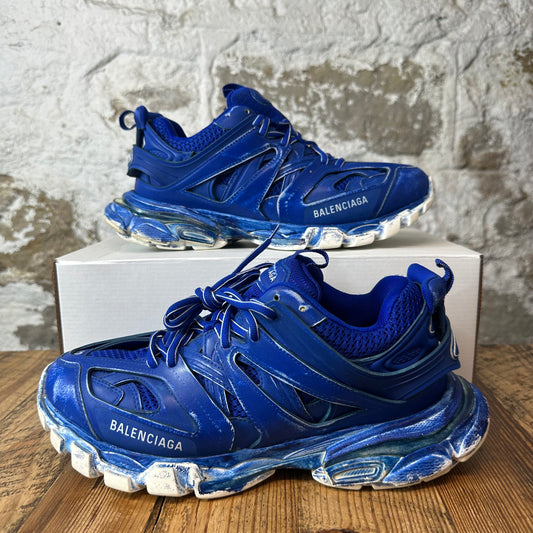 Balenciaga Track Runner Blue Dyed Sneaker Sz 9 (42)