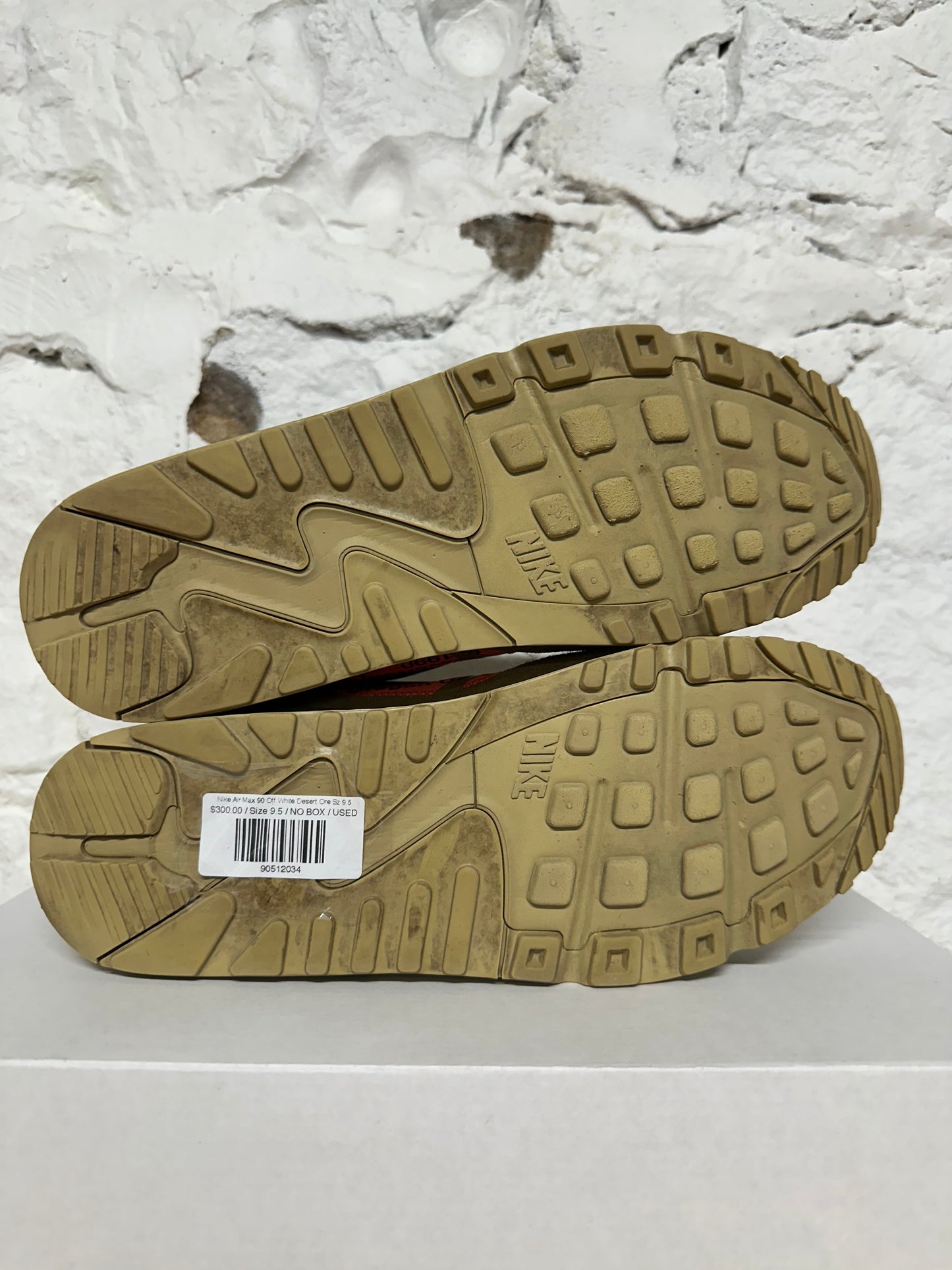 Nike Air Max 90 Off-White Desert Ore Sz 9.5