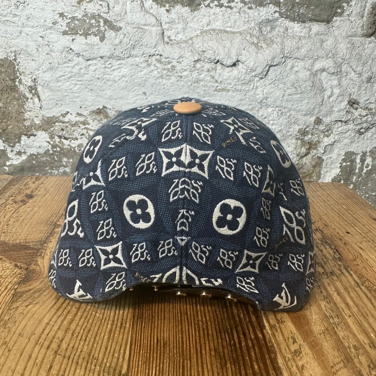 Louis Vuitton Jacquard Since 1854 Navy Hat Sz M