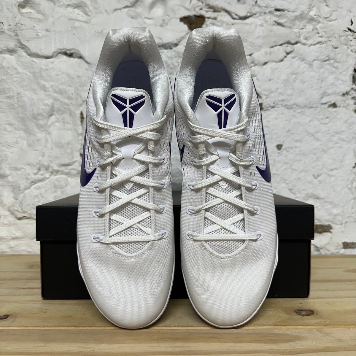 Nike Kobe 9 Elite Low Protro White Court Purple Sz 12