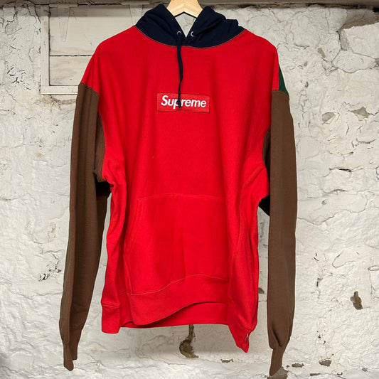 Supreme Multi Color Box Logo Hoodie Sz XL DS