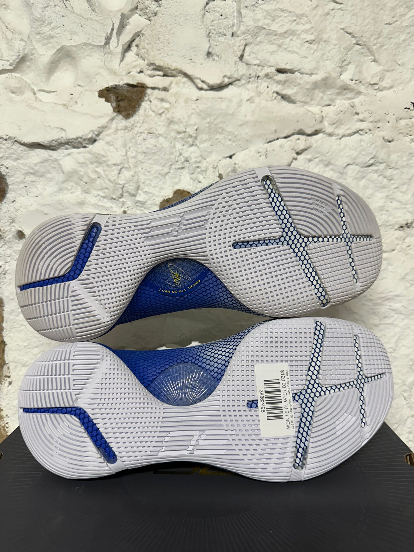 Under Armour Curry 6 Dub Nation Sz 10.5 DS