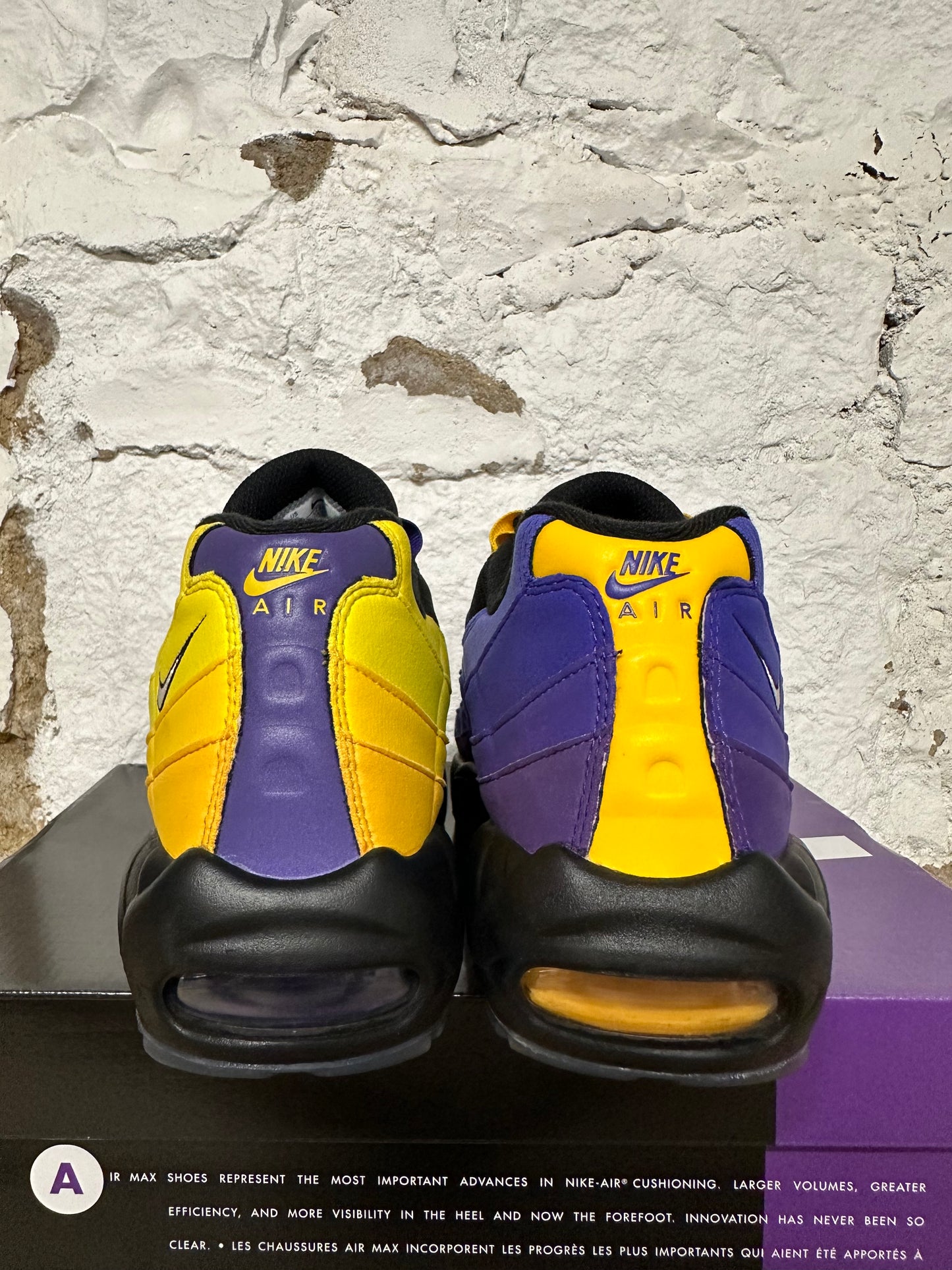 Nike Air Max 95 NRG Lebron Lakers Sz 10 DS