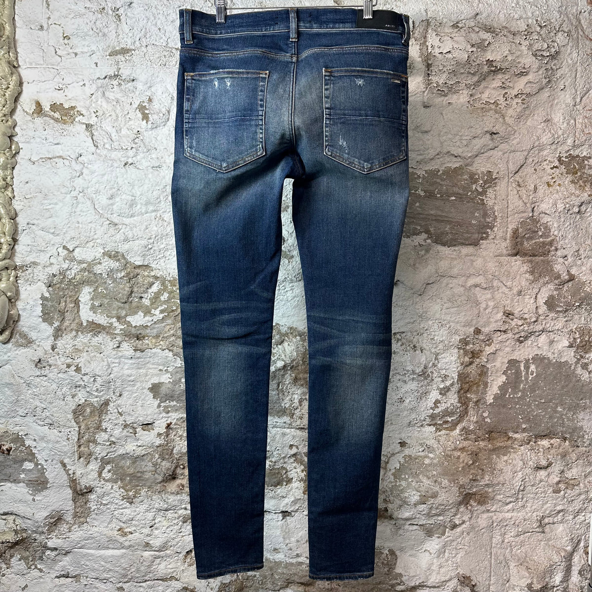 Amiri Plain Dark Blue Denim Jeans Sz 34