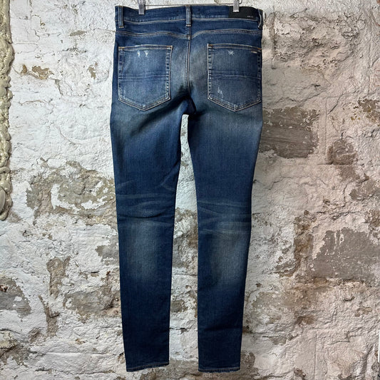 Amiri Plain Dark Blue Denim Jeans Sz 34