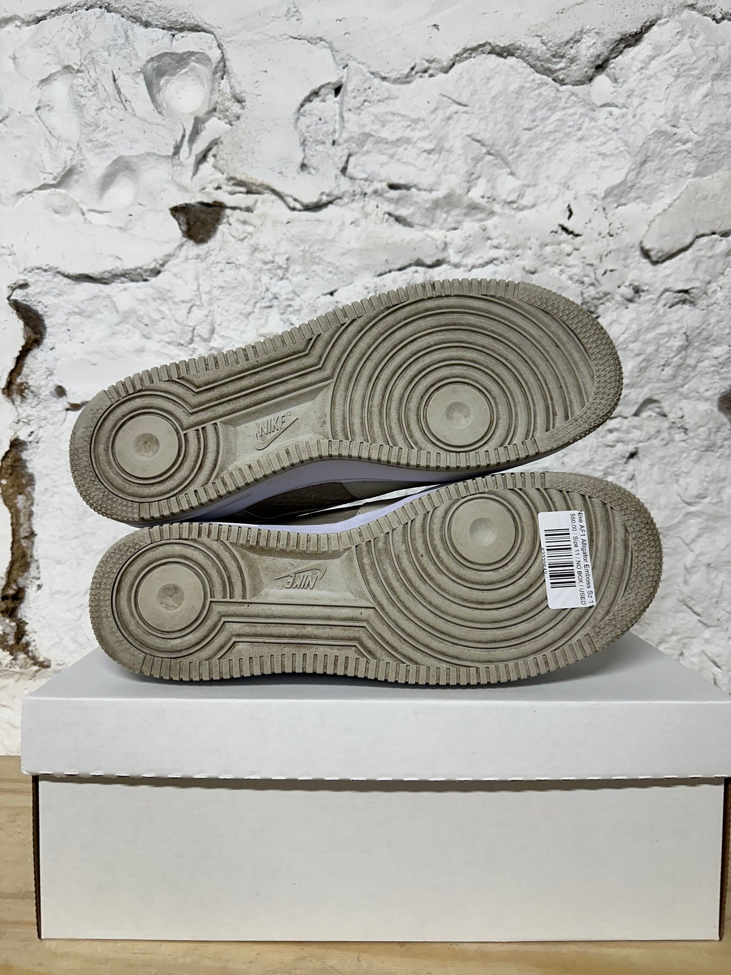 Nike Air Force 1 Low Alligator Emboss Sz 11