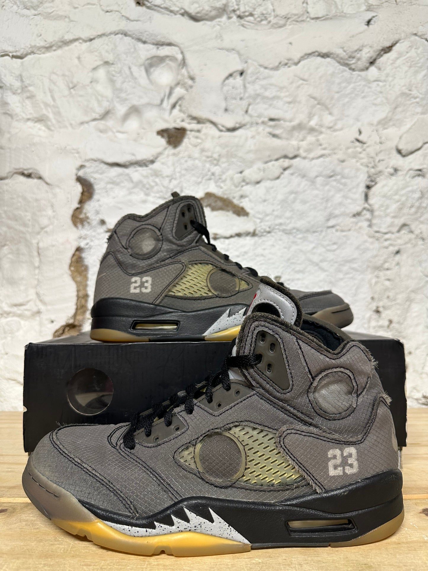 Air Jordan 5 Off-White Muslin Sz 8.5