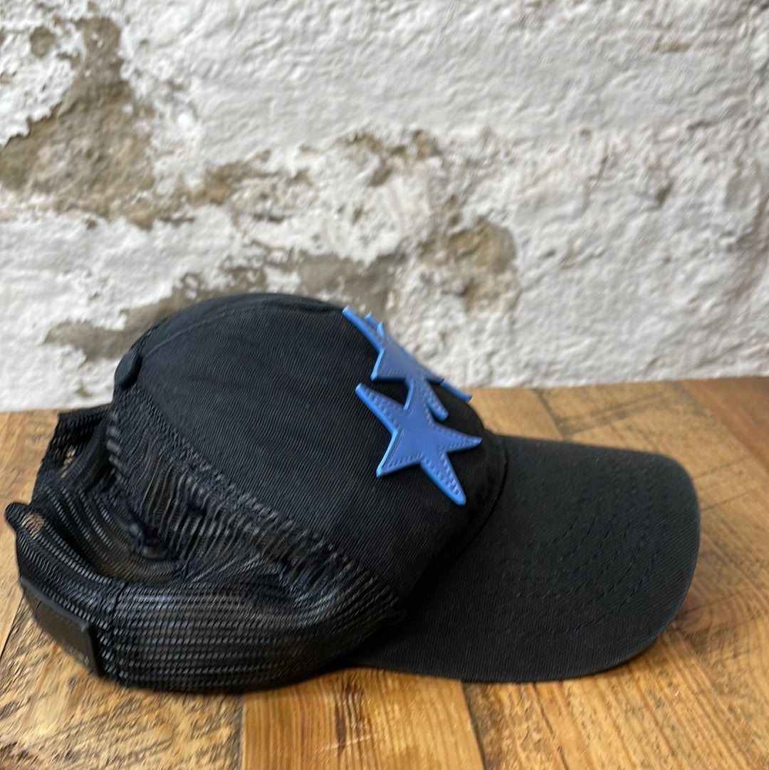 Amiri Blue Star Black Hat