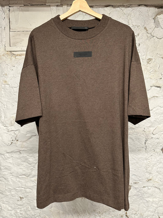 Fear of God Essentials Dark Brown T-Shirt Sz S