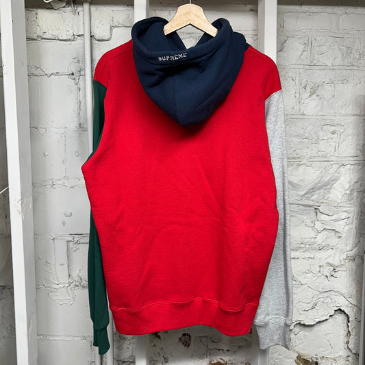 Supreme Colorblocked S Logo Hoodie Sz M