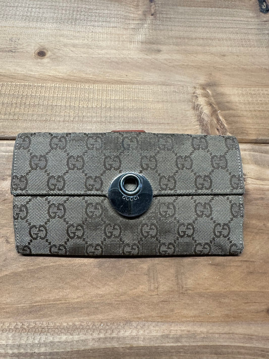 Gucci Monogram Long Wallet
