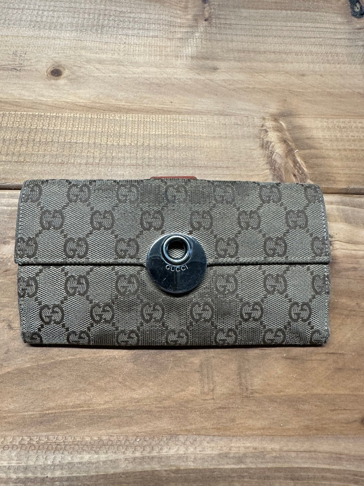Gucci Monogram Long Wallet
